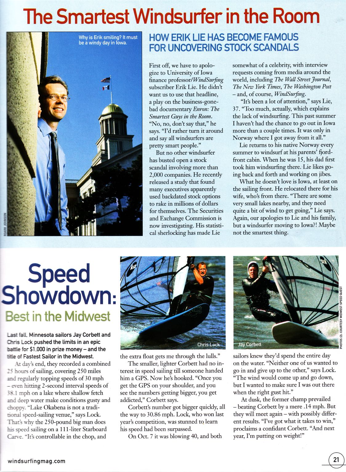 Windsurfing Magazine Feb/March 2007 (page 21)