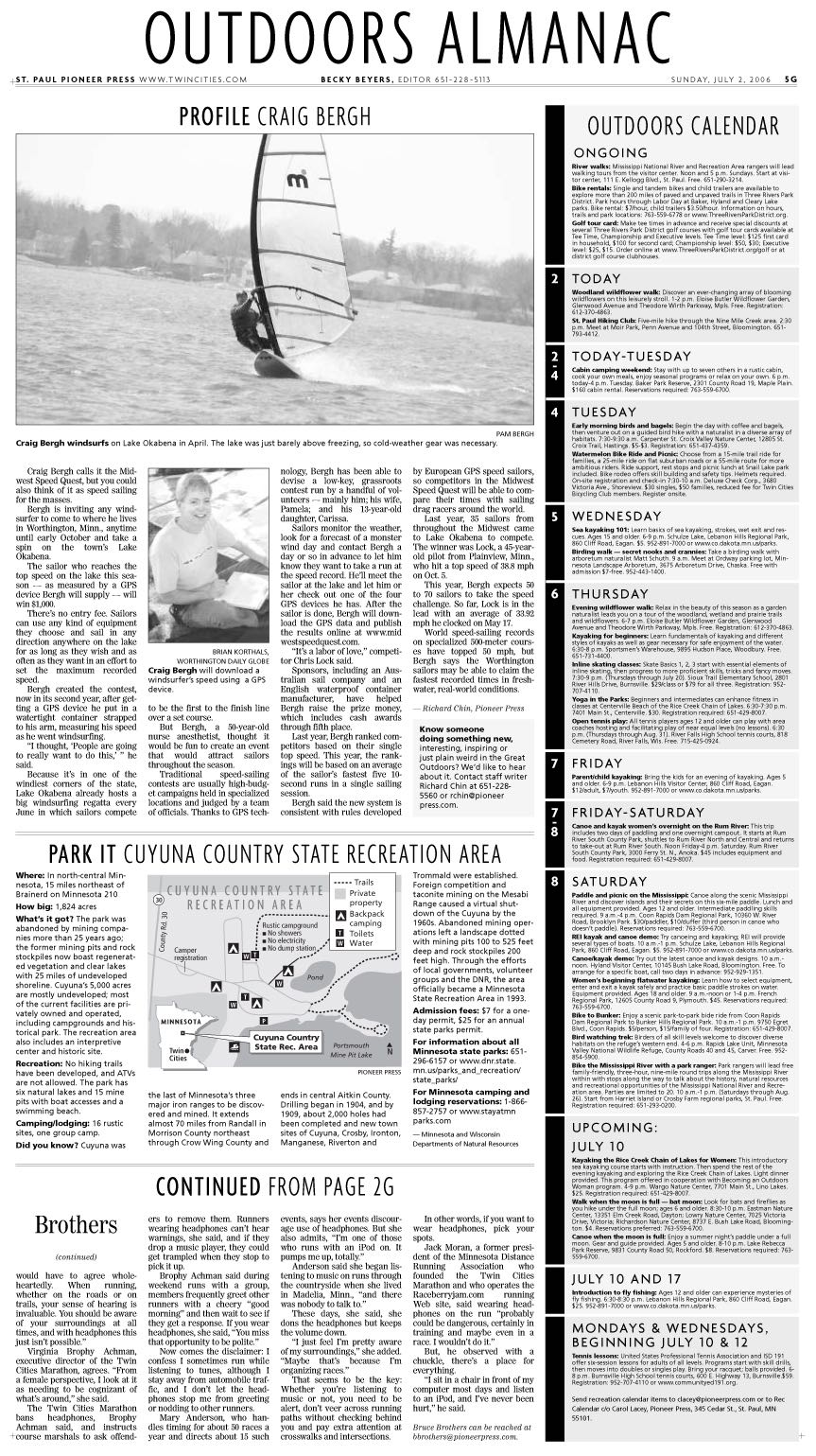 St Paul Pioneer Press July 2, 2006